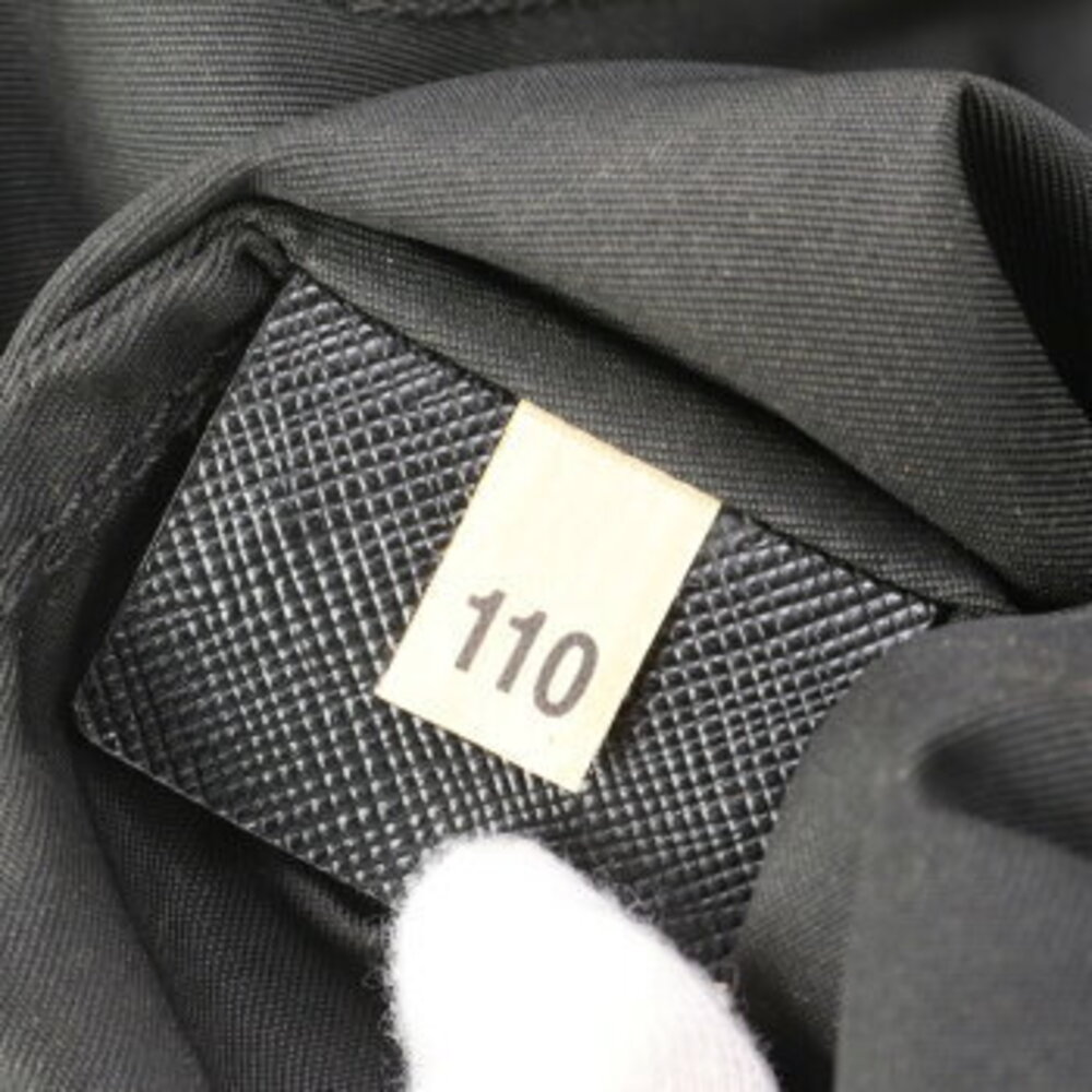 Prada Tessuto tote bag triangle logo beaded rhinestones ERE - Picture 14 of 14